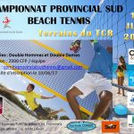 CHAMPIONNAT PROVINCIAL SUD BEACH TENNIS 2017