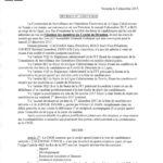 Décision 3-2017-CSOE du 09-12 élection CD LCT liste LE DAIN p-1