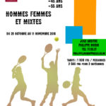 Affiche Tournoi doubles Sénior +TCR