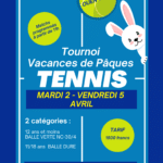 Tournoi Vacances de Pâques