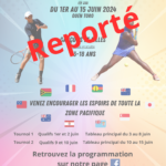 Tournoi ITF Junior J30 reporté
