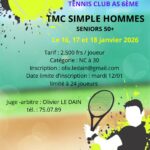 Affiche TMC Simple Hommes Seniors 50+ 16-17-18 janv 26