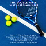 Affiche TMC DOUBLE MIXTE 07 et 08 février 2026